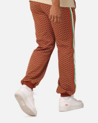 Big & Tall Luxe Printed Pants, Brown, 3XL