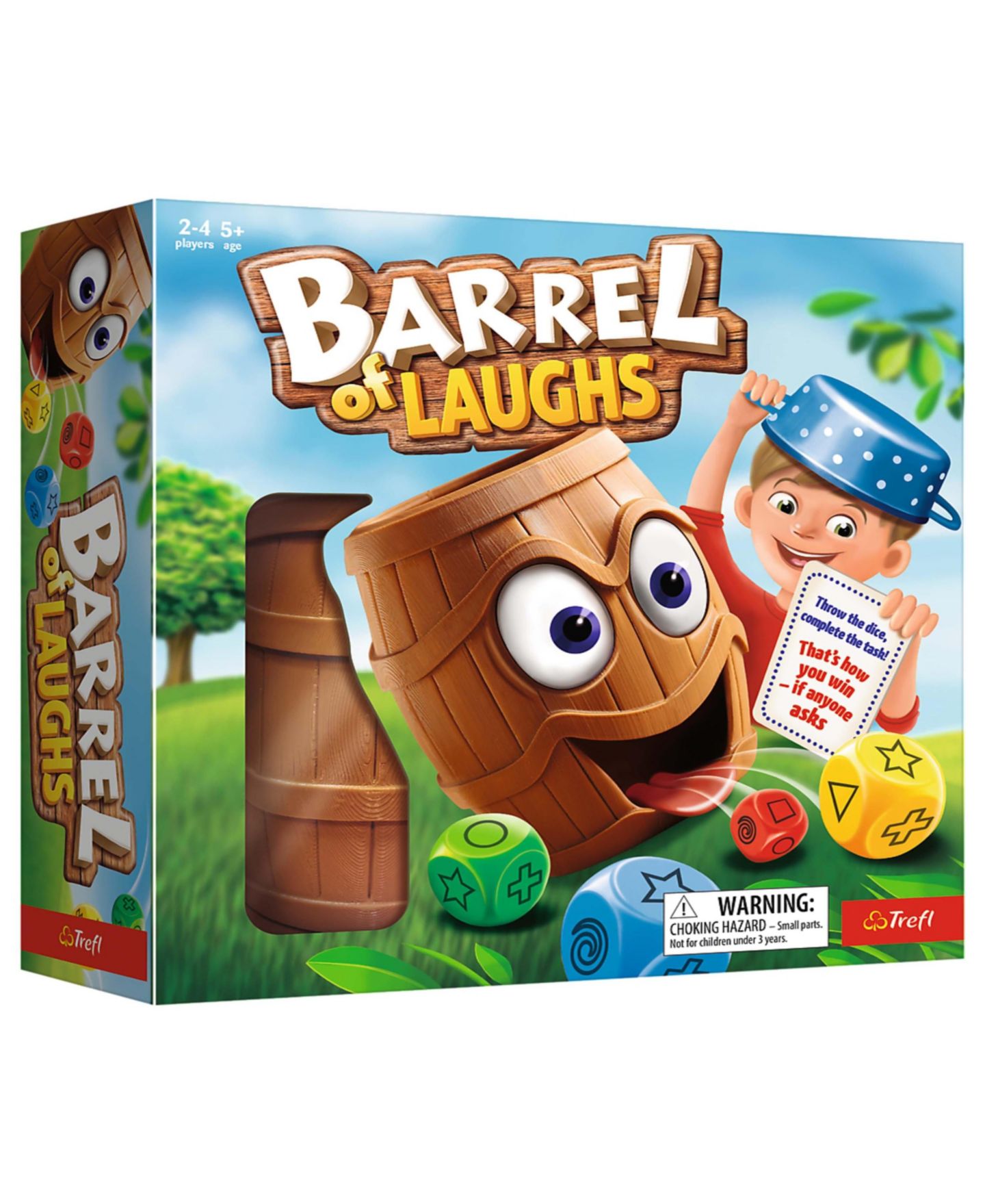 Детская игрушка Trefl Barrel of Laughs Dice Game, Ages 5+, цвет: Разноцветный — фото 1