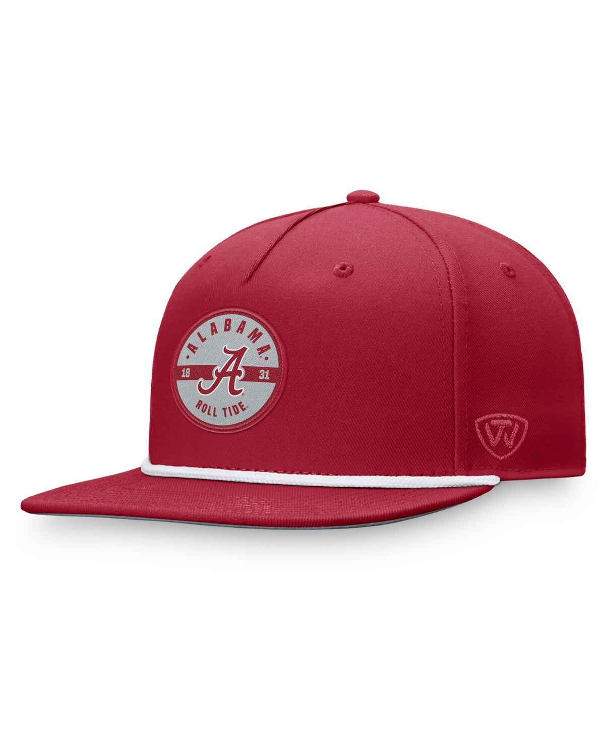 Top Of The World Men's Crimson Alabama Crimson Tide Bank Hat In Crimson