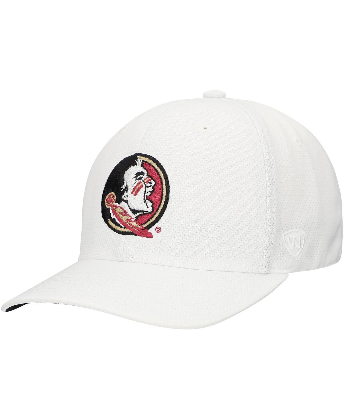 Top Of The World Men's White Florida State Seminoles Reflex Performance Flex Hat In White