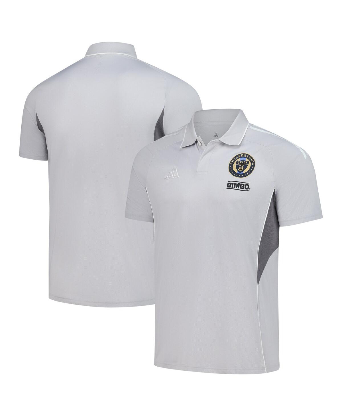 Men's Silver Philadelphia Union 2025 Training Polo Shirt - Silver