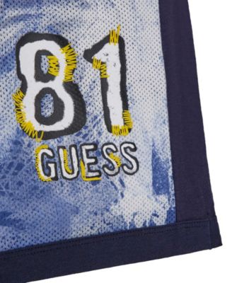 Big Boys Oversize Mesh Active Shorts