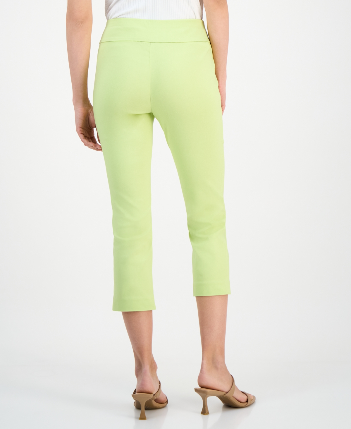 Inc International Concepts Women's Tummy-control Pull-on Capri Pants, Regular & Petite, Created For Macy's