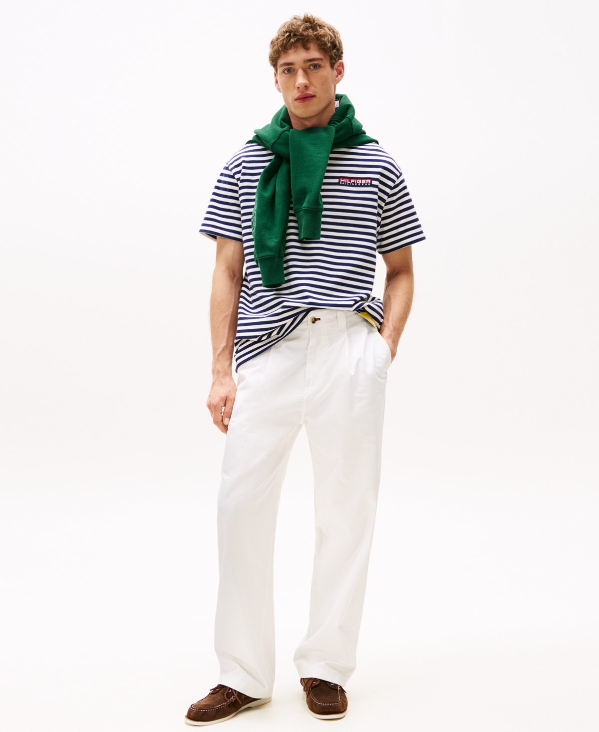 Tommy Hilfiger Hilfiger Sailing Breton Stripe T In Blue