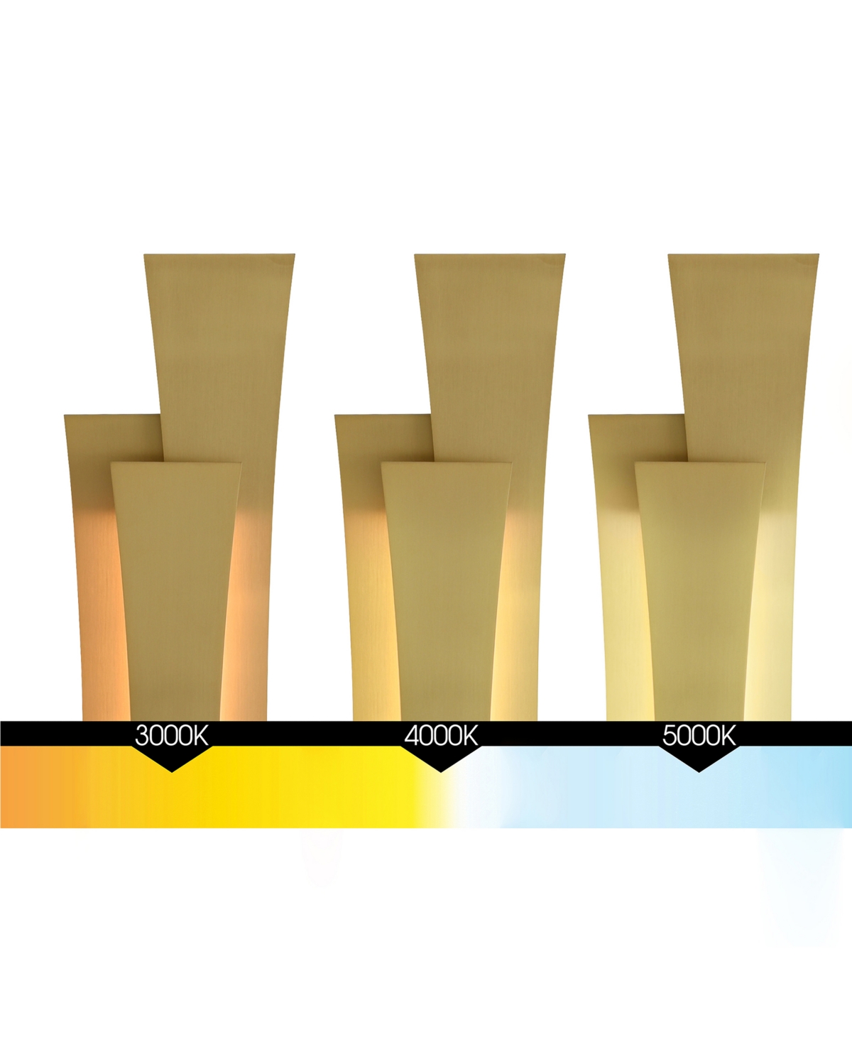 Shop Cwi Lighting 5.20" Metal Candora Integrated Led Vanity Light In Brass