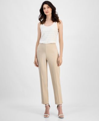 Womens Pull On Straight Leg Ankle Pants Xxs P Xxl