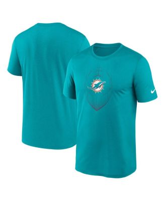 Nike - Men's Aqua Miami Dolphins Big Tall Blitz Legend Icon T-Shirt