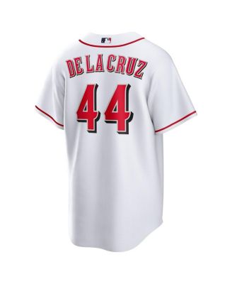 Men's Elly De La Cruz White Cincinnati Reds Home Replica Jersey