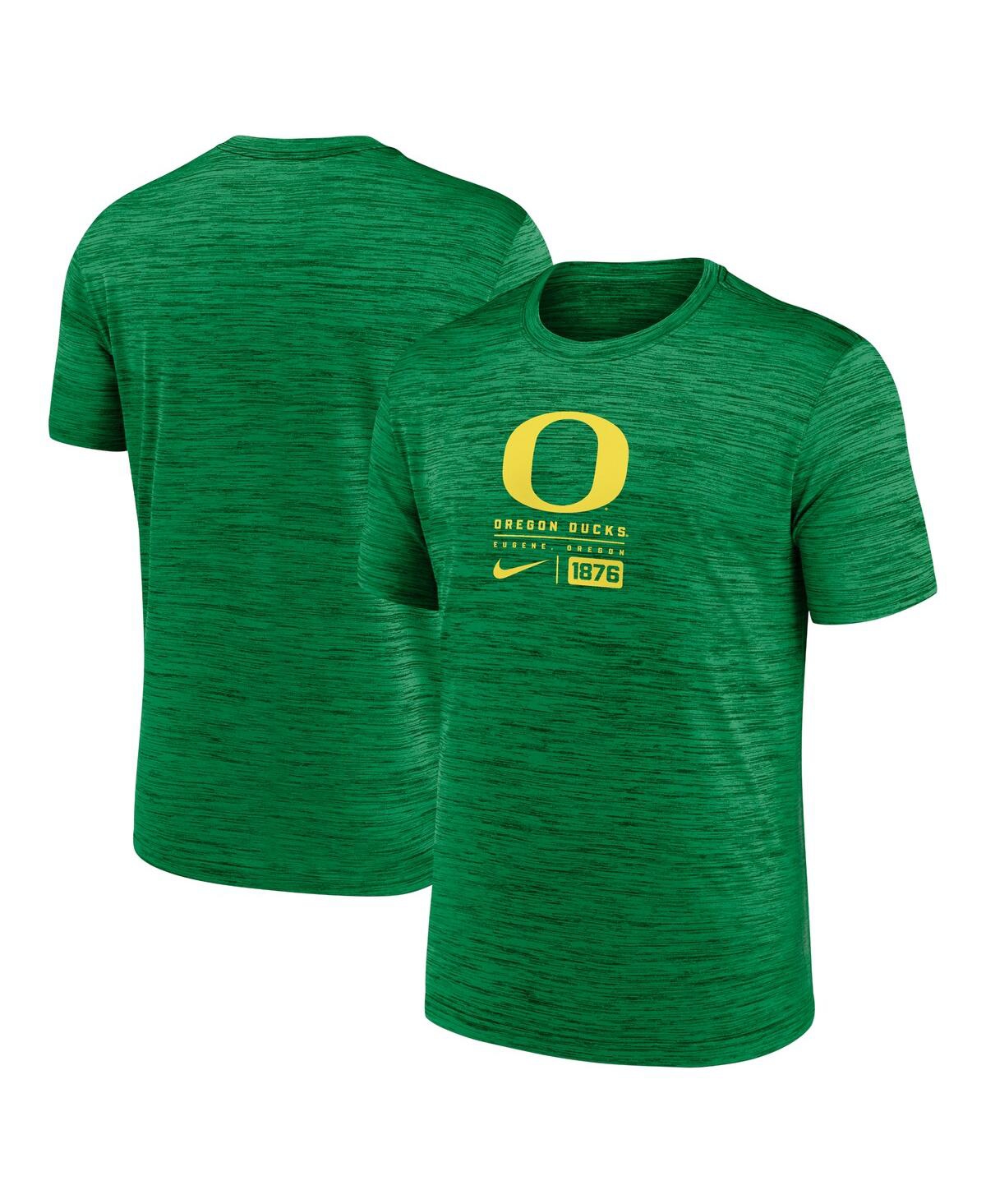 Nike Oregon Ducks Campus Center Block Velocity  Men's Dri-fit College T-shirt In Green