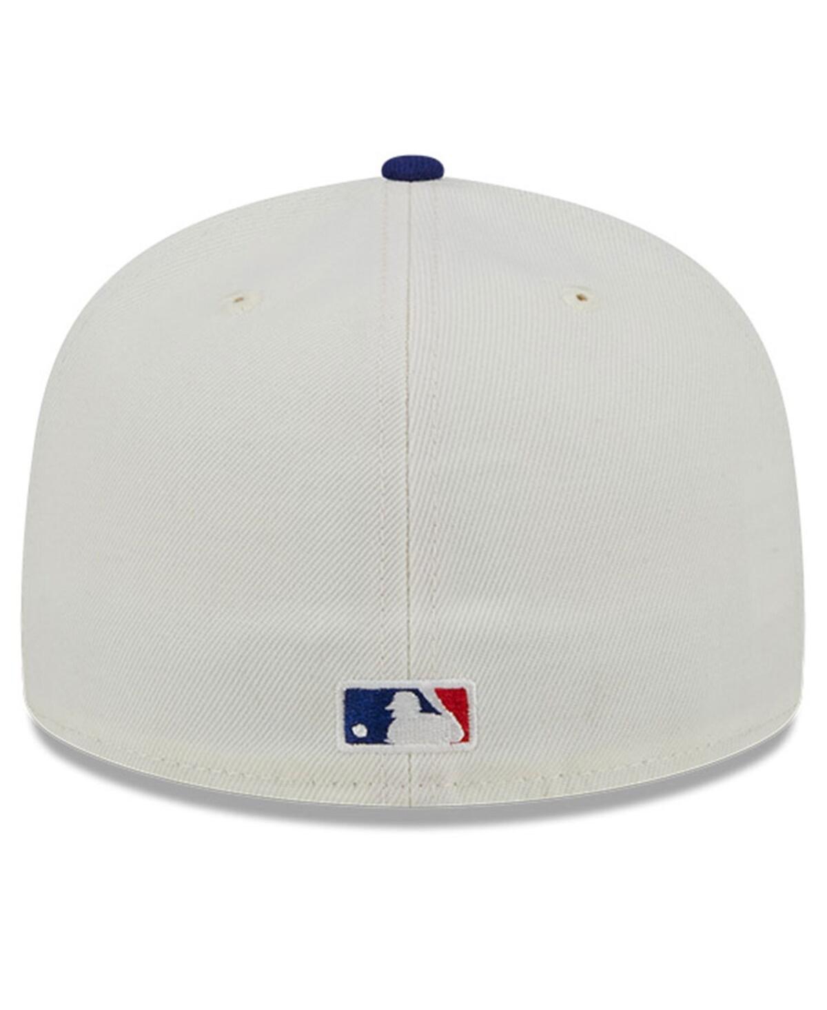 NEW ERA MEN'S WHITE TORONTO BLUE JAYS BIG LEAGUE CHEW ORIGINAL 59FIFTY FITTED HAT 