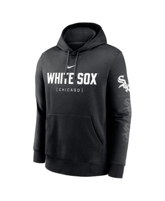 Men's Black Chicago White Sox Fashion Club Pullover Hoodie