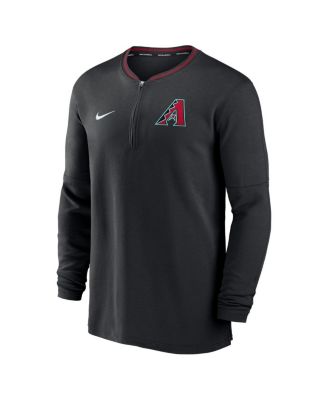 Men's Black Arizona Diamondbacks Authentic Collection Performance Half-Zip Top