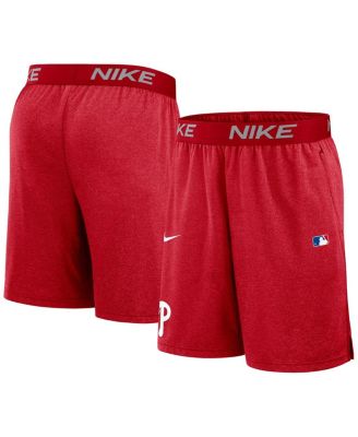 Nike - Men's Red Philadelphia Phillies Authentic Collection Performance Knit Shorts