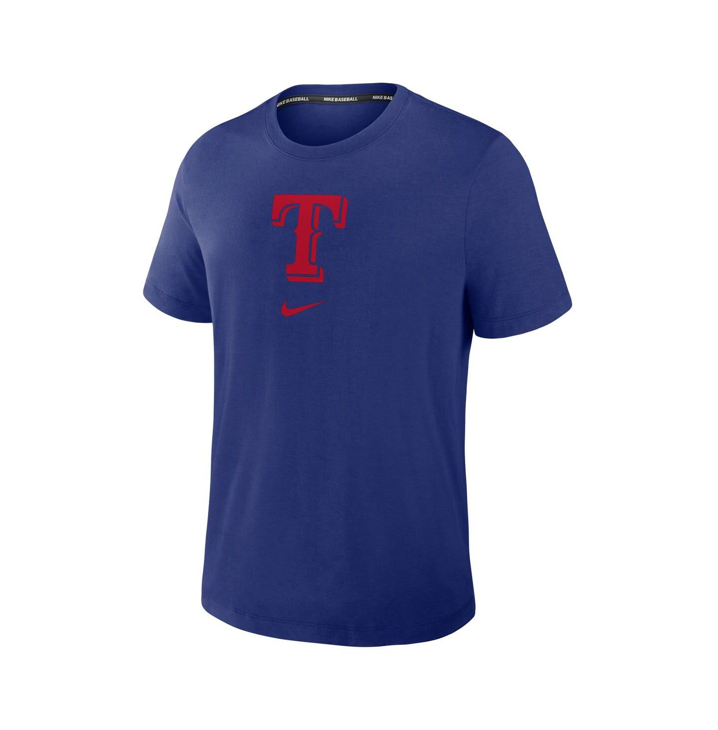 Мужская футболка Nike Royal Texas Rangers Authentic Collection Early Work Tri-Blend Performance — фото 2