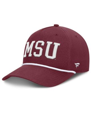 Fanatics - Men's Maroon Mississippi State Bulldogs Foul Ball Rope Adjustable Hat