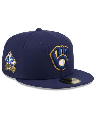 New Era - Men's Navy Milwaukee Brewers 2025 Jackie Robinson Day 59FIFTY Fitted Hat