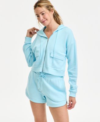 ID Ideology - Women's Cropped Zippered Hoodie