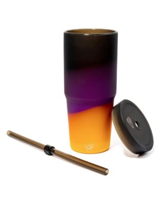 Straw Tumbler 32oz: 2 pk - Sun Storm