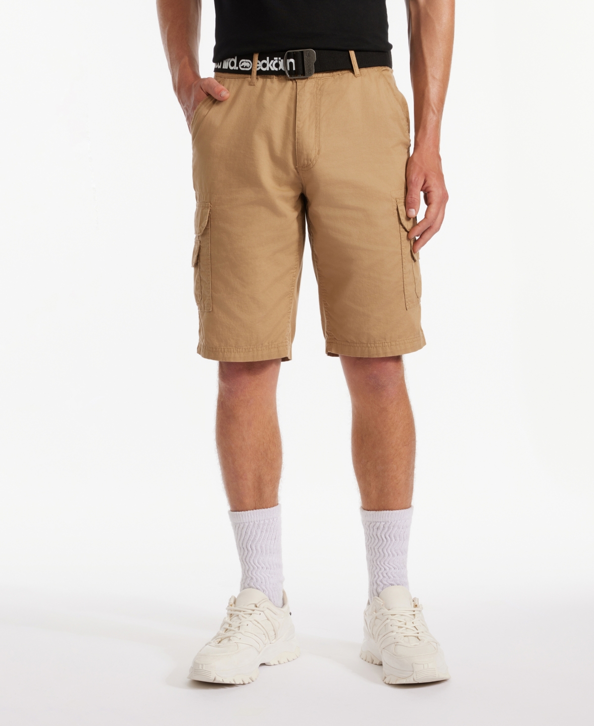 Men's The Leader Belted Cargo Shorts - Khaki