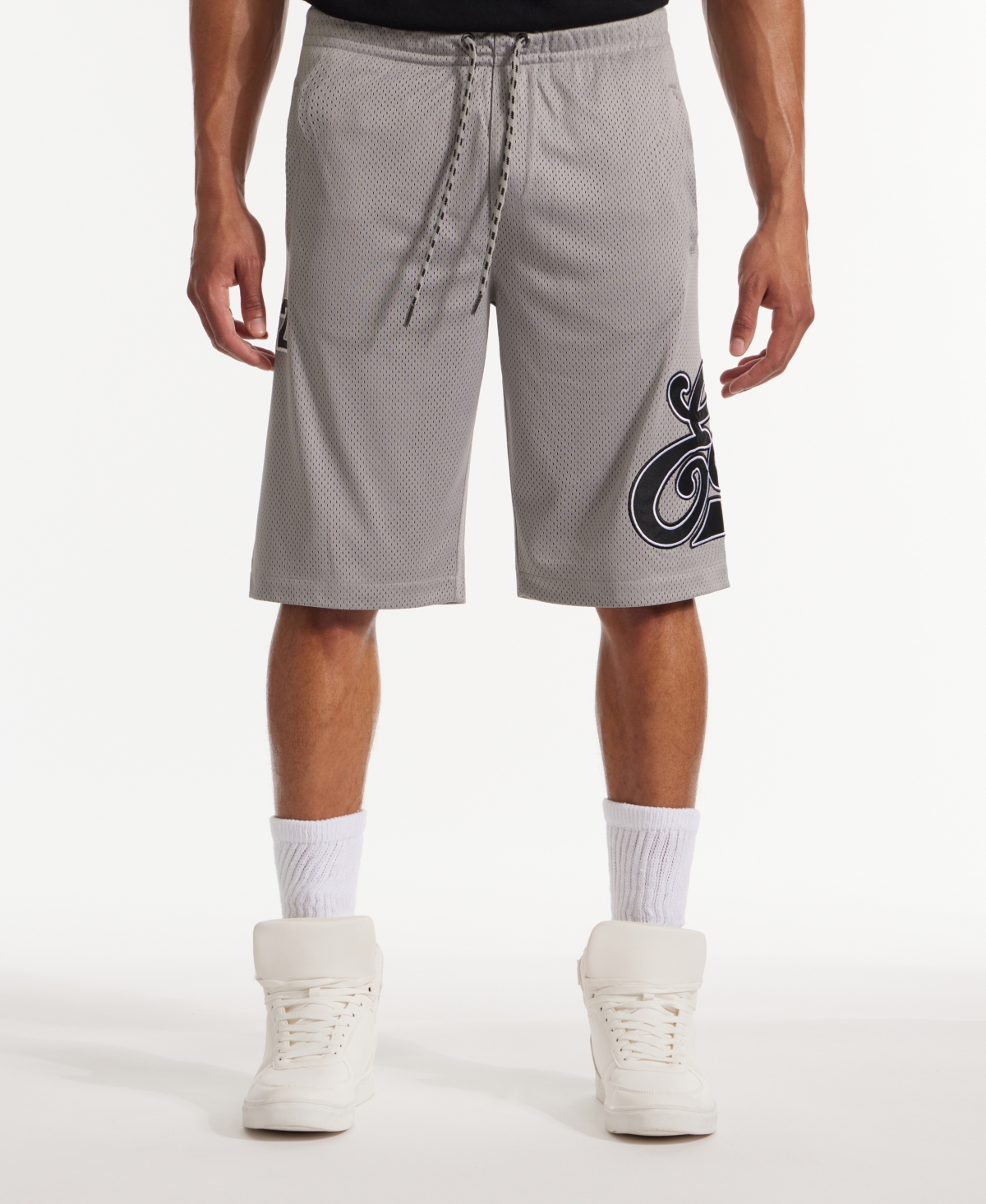Men's Big League Birdseye Mesh Shorts - Marled gray
