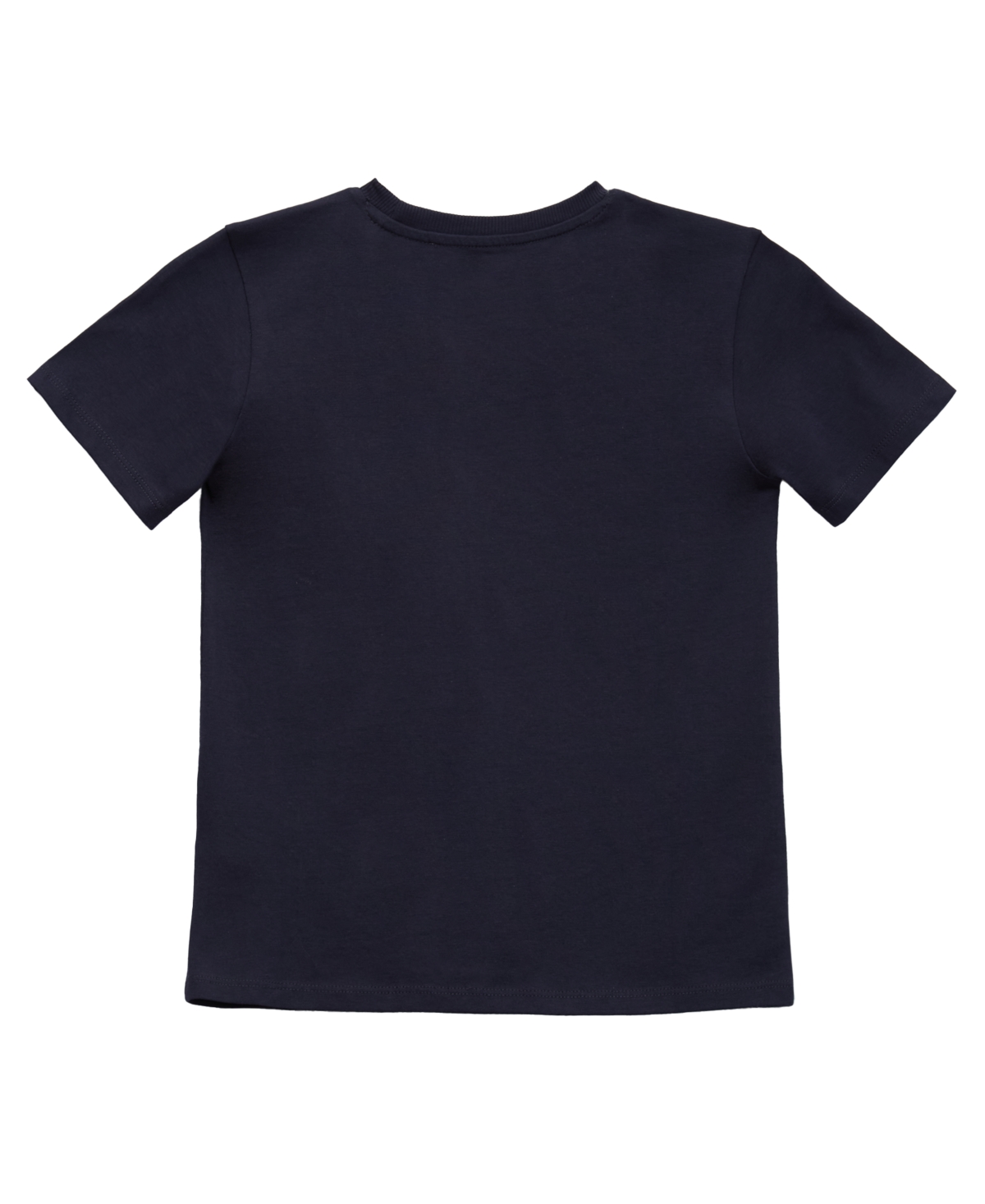 Guess Big Boys Short Sleeve T-shirt With Water Print Logo In Blue