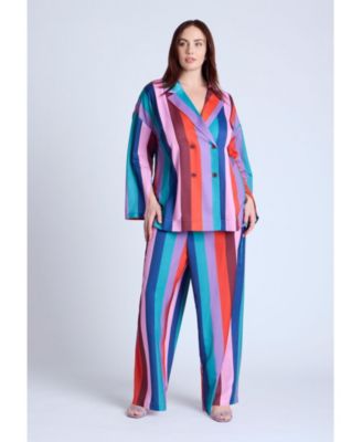 Women's Pull On Printed Wide Leg Pant