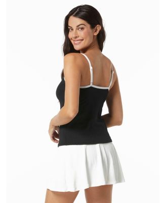 Women's Swim Lexi Fitted Tankini Top with Textured Fabric