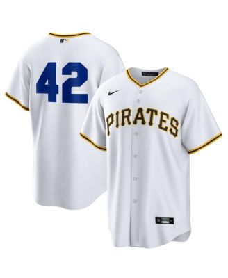 Nike - Men's White Pittsburgh Pirates Home 2025 Jackie Robinson Day Replica Jersey
