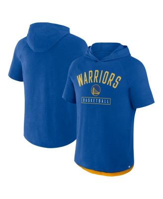Fanatics - Men's Deep Royal Golden State Warriors Pass Legend Hooded T-Shirt