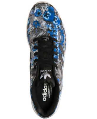 adidas Men's ZX Flux Floral Print Running Sneakers from