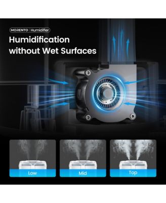 MORENTO Smart Humidifier with App & Voice Control, 6L Cool Mist Humidifiers with Essential Oil Diffuser, 7 Color NightLight for Bedroom Home Large Room