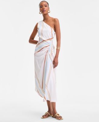 I.N.C. International Concepts Women's One-Shoulder Midi Dress, Exclusively  at Macy's - Macy's