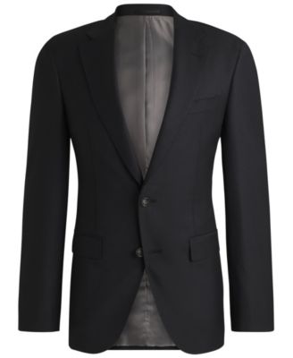 Men's Virgin Wool Slim-Fit Jacket