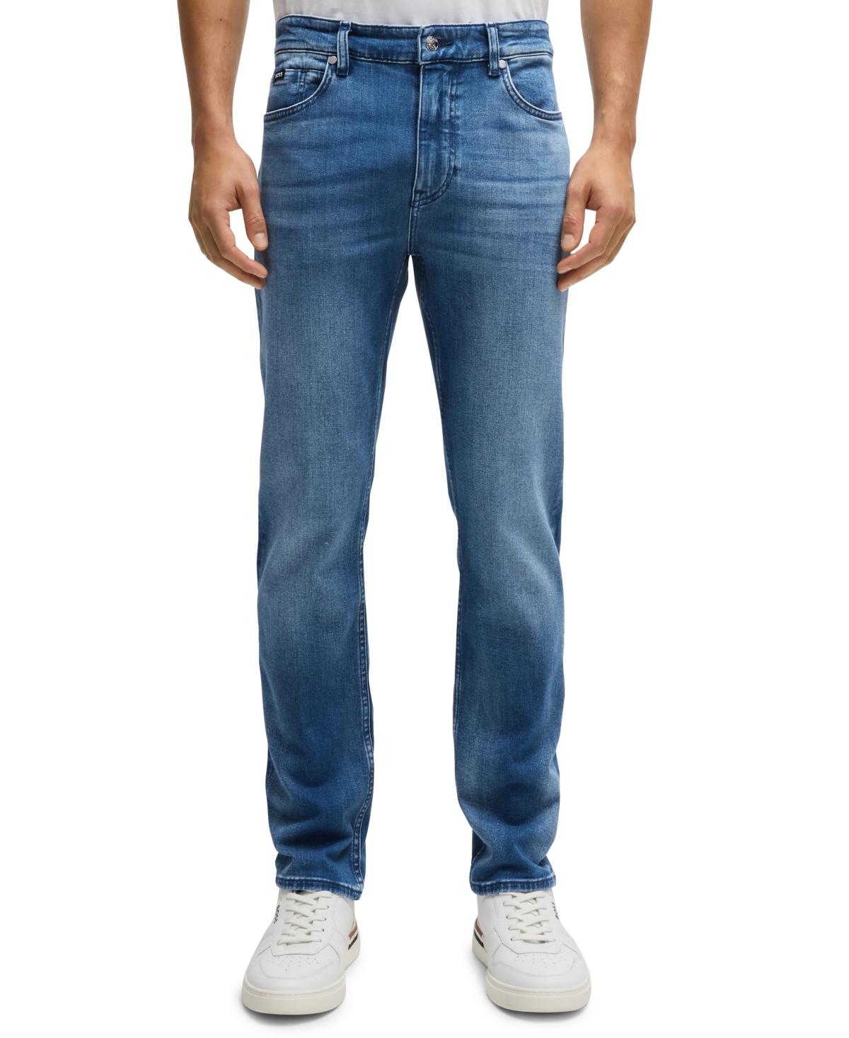 Boss by Hugo Boss Men's Slim-Fit Jeans - Open Blue