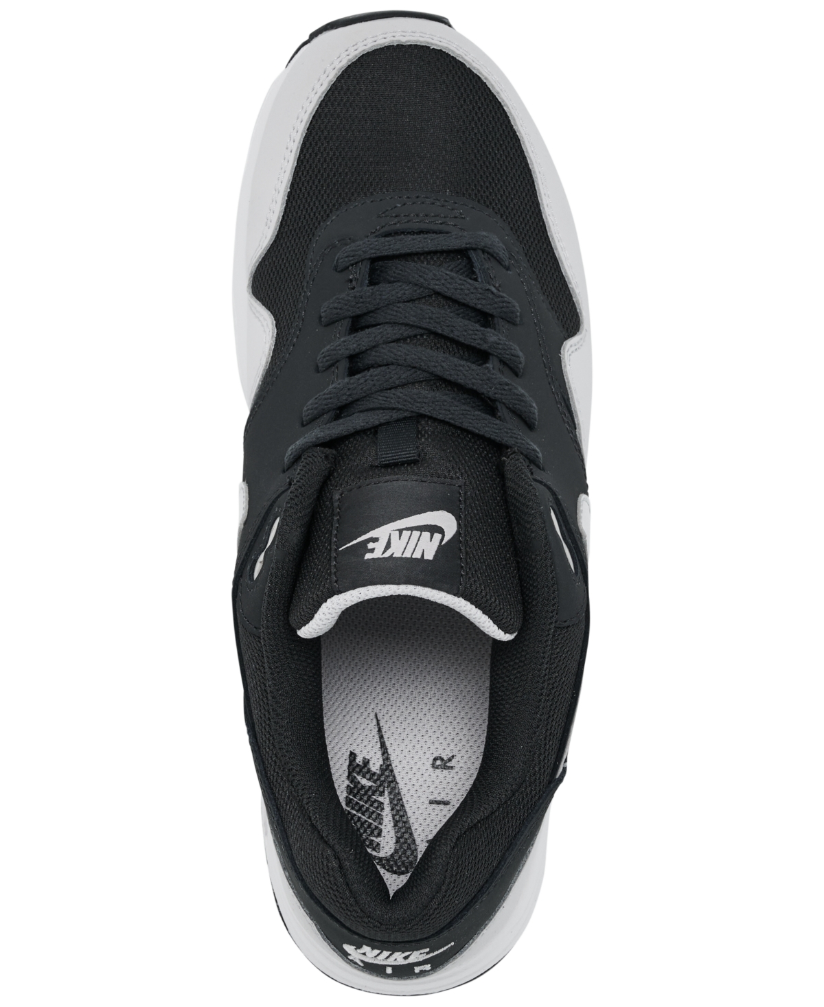 Nike Big Kids' Air Max 1 Casual Sneakers From Finish Line In Off Noir,vast Gray