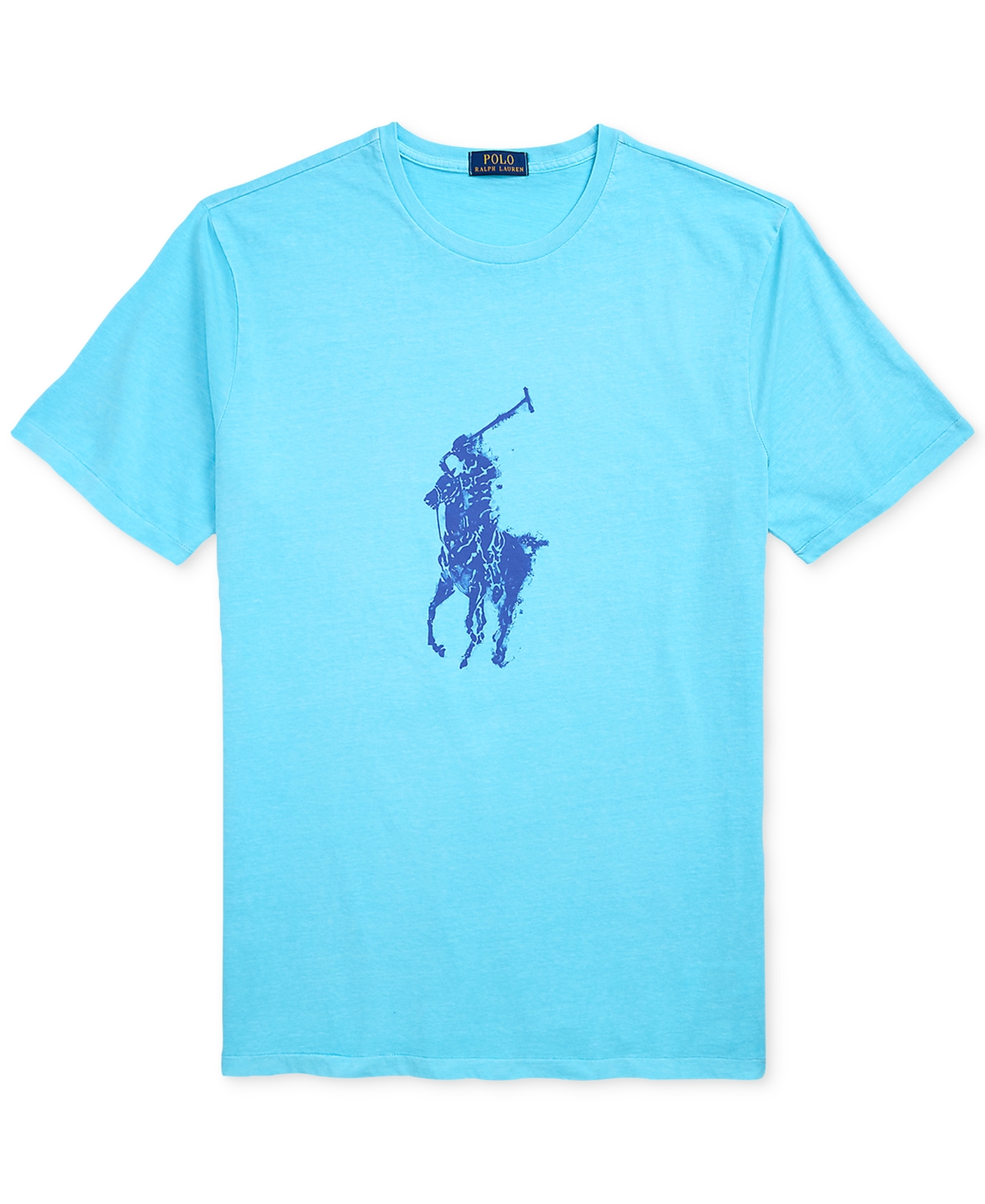 Polo Ralph Lauren Men's Big & Tall Big Pony Jersey T-shirt In Turquoise Nova