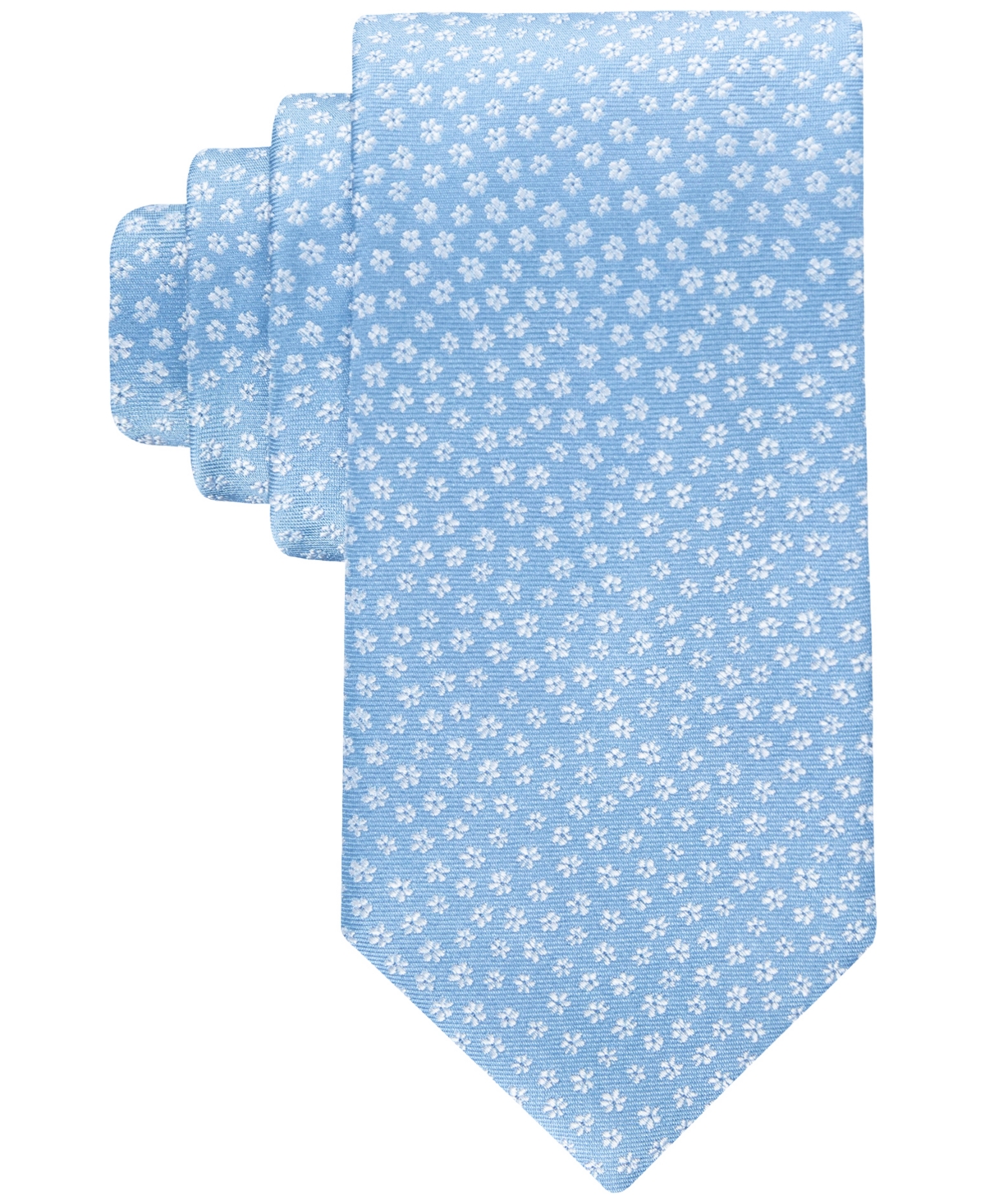 Men's Mini-Floral Tie - Blue