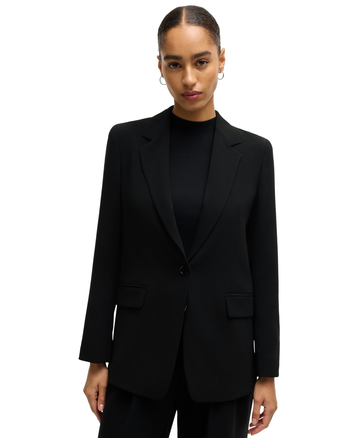 Boss by Hugo Boss Women's Regular-Fit Blazer - Black