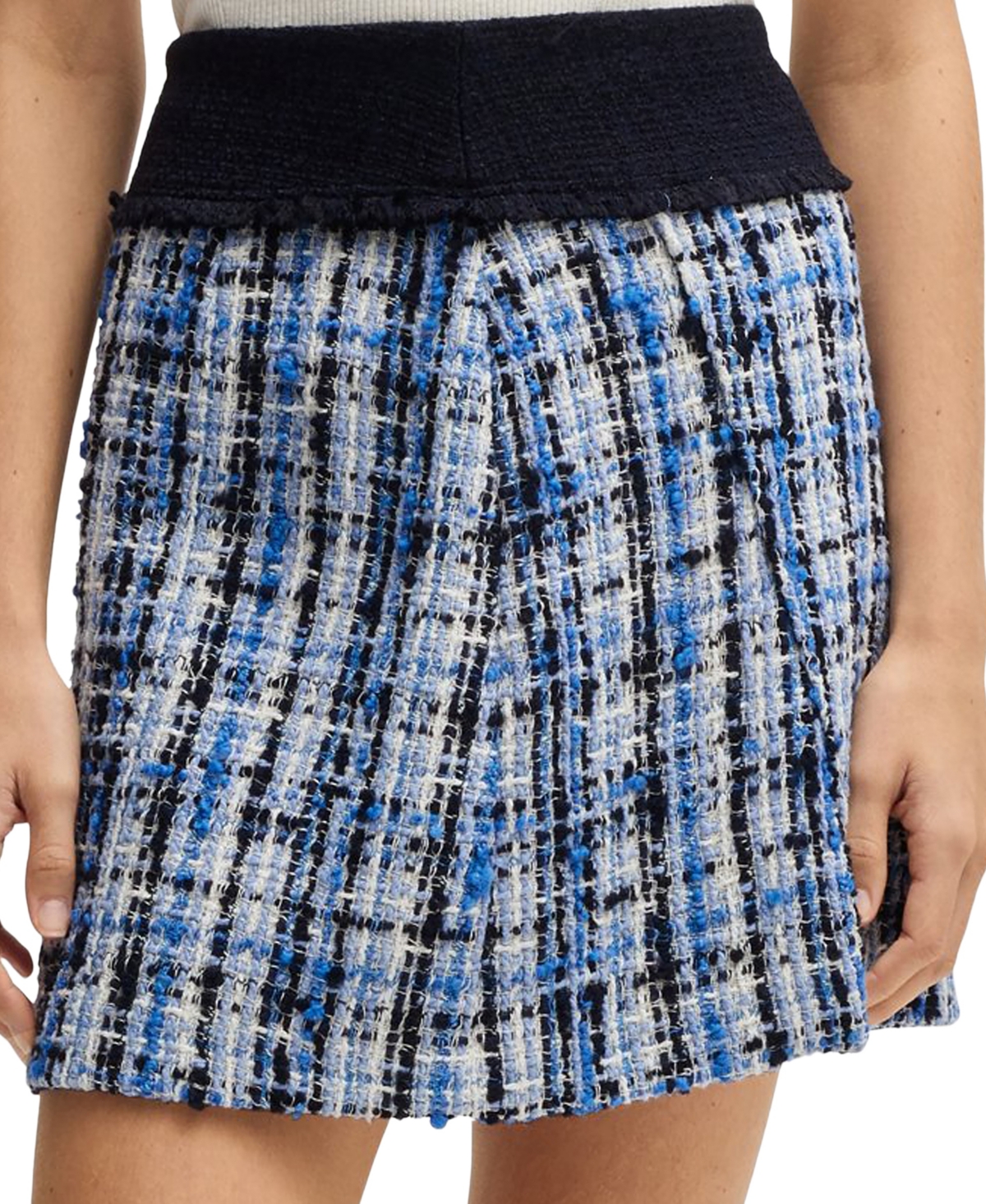 Boss by Hugo Boss Women's Multicolored Tweed Mini Skirt - Open Misc