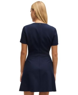 Women's V-Neck Business Dress