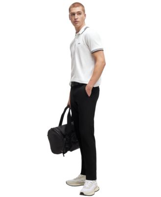 Men's Branding Stretch-Cotton Slim-Fit Polo Shirt