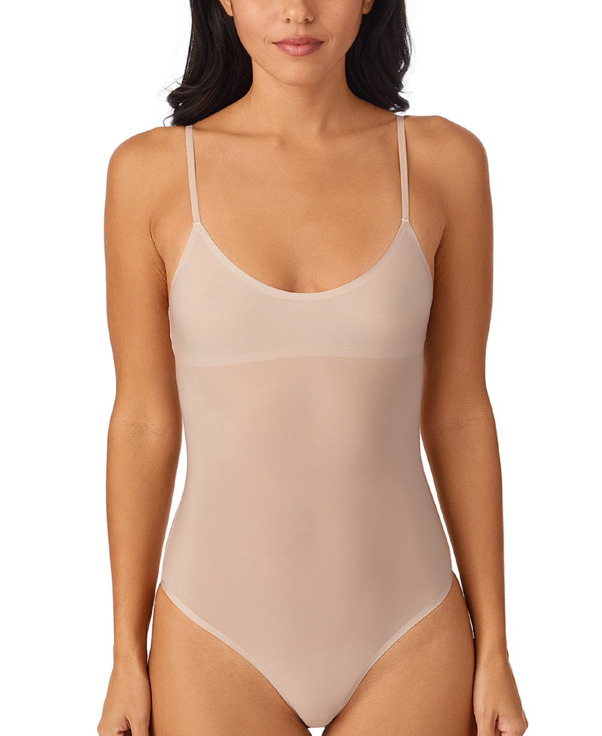 Shop On Gossamer Women's Heavenly Stretch Bodysuit In Champagne