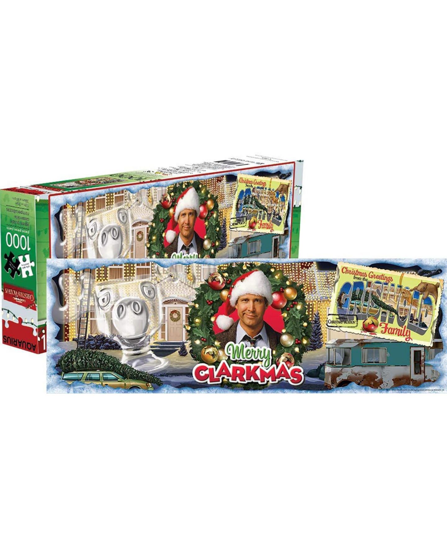 Детский пазл NMR Distribution Slim Christmas Vacation 1000 Piece Puzzle, Ages 14+ — фото 1
