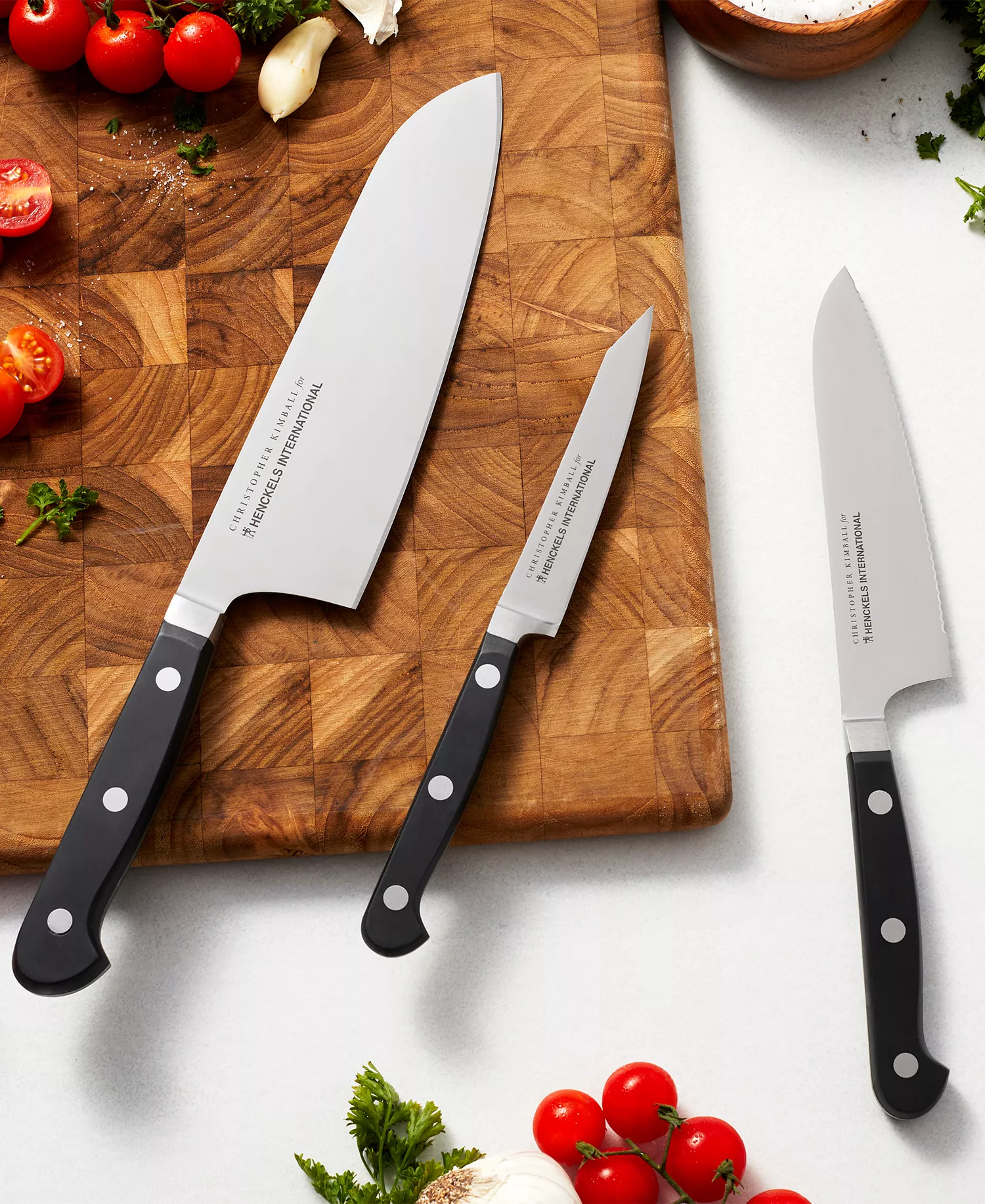 3-Piece Henckels International Classic Christopher Kimball Collectors Cutlery Set .96