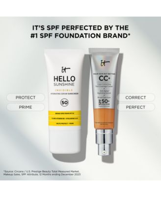 Hello Sunshine Invisible Face Sunscreen SPF 50, 1.6 oz