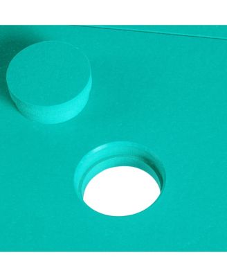 Kids 24" Wide HDPE Plastic Childrens Square Dinner Table