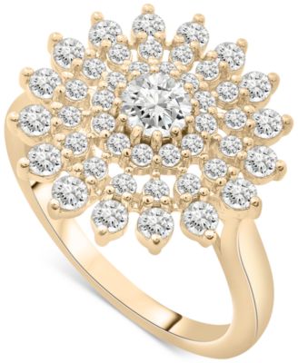 Wrapped in Love - Diamond Flower Cluster Ring (1 ct. t.w) in 14k Gold