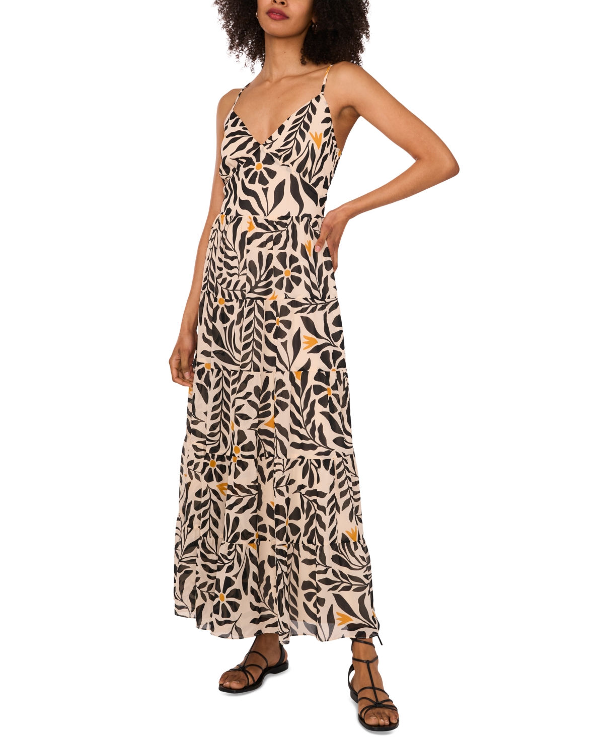1.state Tiered Maxi Sundress