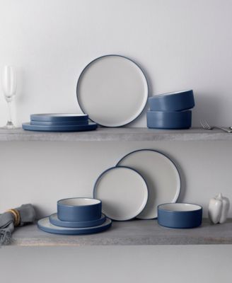 Colortex Stone 12-Piece Dinnerware Set, Service for 4