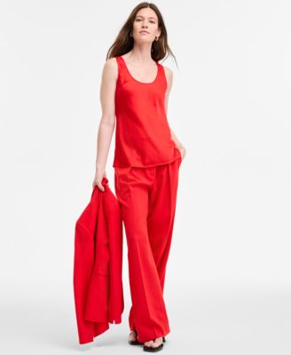 売れ筋商品|||バースリー カットソー トップス レディース Women's Satin Tank Top, Exclusively at Macy's Bisou Red Bar III Women's Satin Tank Top, Exclusively at Macy's - Macy's